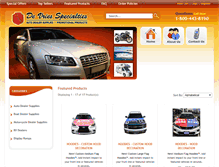 Tablet Screenshot of devriesspecialties.com